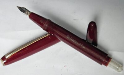 Stylo plume OLDWIN PEN 1950's celluloid bordeaux – Image 4
