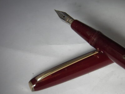 Stylo plume OLDWIN PEN 1950's celluloid bordeaux – Image 2