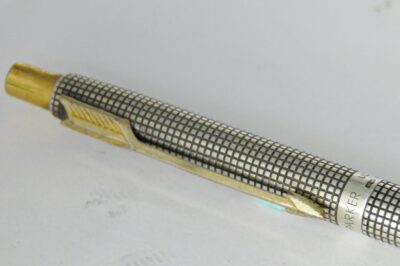 Stylo bille PARKER INTERNATIONAL CLASSIC Argent massif ciselé – Image 3