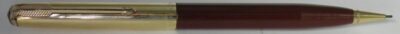 porte mines Parker 51 celluloïd chocolat et capuchon lignes