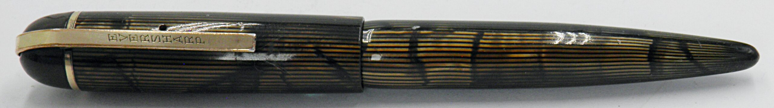 stylo plume EVERSHARP Skyline marron & noir 1940’s